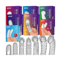 Finger Sleeve Stimulation Series (Magic Stick / Tiger Tooth / Wolf Tooth / Double Finger / Spiral)